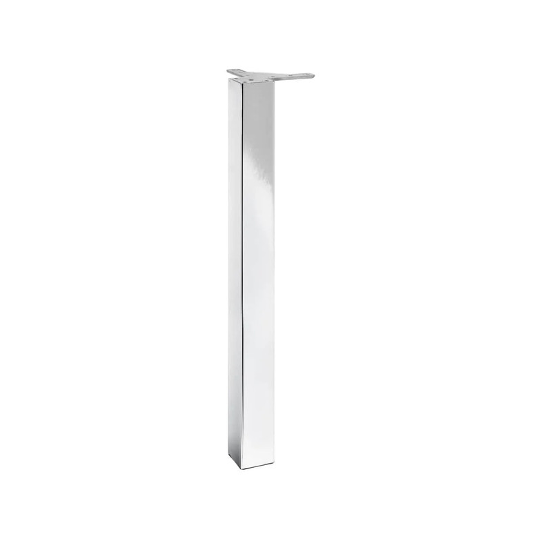 27-3/4" (705 mm) Adjustable Square Leg Chrome Pack of 4